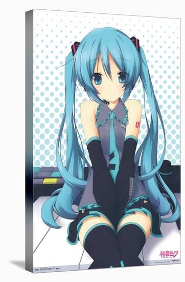 Hatsune Miku - Keys-Trends International-Stretched Canvas