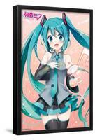 Hatsune Miku - Music Note-Trends International-Framed Poster