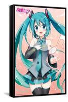 Hatsune Miku - Music Note-Trends International-Framed Stretched Canvas