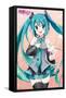 Hatsune Miku - Music Note-Trends International-Framed Stretched Canvas