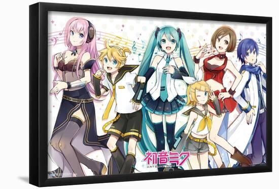 Hatsune Miku - Musical Group-Trends International-Framed Poster