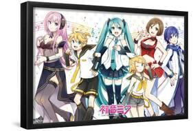 Hatsune Miku - Musical Group-Trends International-Framed Poster