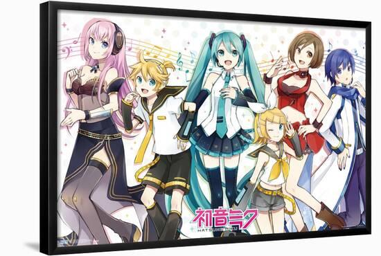 Hatsune Miku - Musical Group-Trends International-Framed Poster