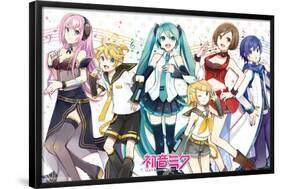 Hatsune Miku - Musical Group-Trends International-Framed Poster