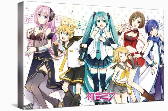 Hatsune Miku - Musical Group-Trends International-Stretched Canvas