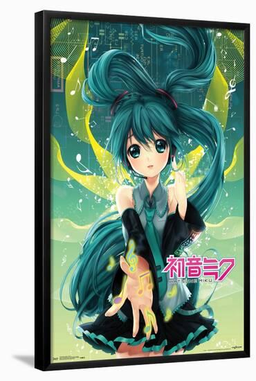 Hatsune Miku - Notes-Trends International-Framed Poster