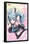 Hatsune Miku - Pink Circles-Trends International-Framed Poster