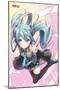 Hatsune Miku - Pink Circles-Trends International-Mounted Poster