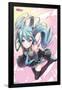 Hatsune Miku - Pink Circles-Trends International-Framed Poster