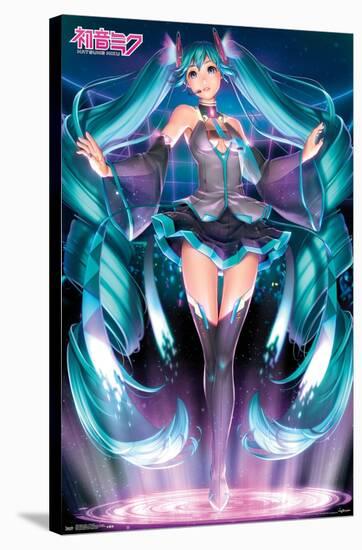 Hatsune Miku - Projection-Trends International-Stretched Canvas