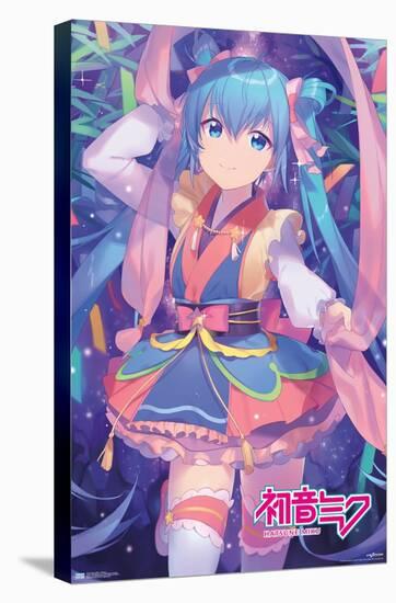 Hatsune Miku - Ribbons-Trends International-Stretched Canvas