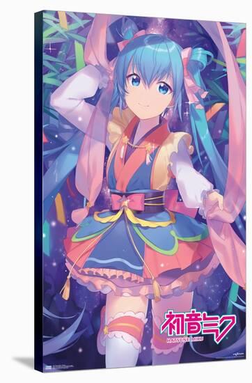 Hatsune Miku - Ribbons-Trends International-Stretched Canvas