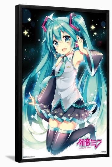 Hatsune Miku - Smile-Trends International-Framed Poster