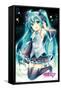 Hatsune Miku - Smile-Trends International-Framed Stretched Canvas