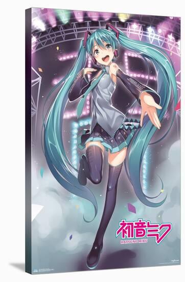 Hatsune Miku - Stage Lights-Trends International-Stretched Canvas