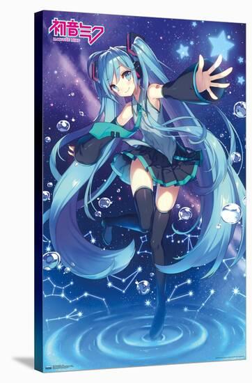 Hatsune Miku - Stars-Trends International-Stretched Canvas