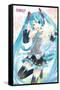 Hatsune Miku - Waving-Trends International-Framed Stretched Canvas