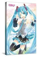 Hatsune Miku - Waving-Trends International-Stretched Canvas