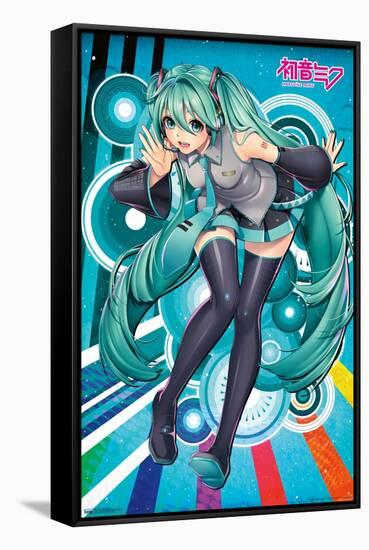 Hatsune Miku - Whisper-Trends International-Framed Stretched Canvas