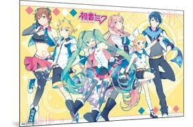 Hatsune Miku - Yellow Group-Trends International-Mounted Poster