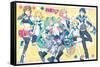 Hatsune Miku - Yellow Group-Trends International-Framed Stretched Canvas
