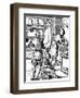 Hatter / milliner-Jost Amman-Framed Giclee Print