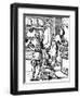 Hatter / milliner-Jost Amman-Framed Giclee Print