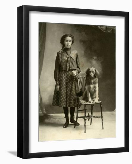 Hattie Smith, Age 16 Years, 30 September 1901-L.B. Forrest-Framed Photographic Print