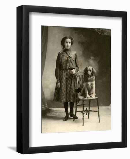 Hattie Smith, Age 16 Years, 30 September 1901-L.B. Forrest-Framed Photographic Print