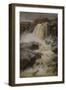 Haug falls, Modum, 1883 pastel on paper-Fritz Thaulow-Framed Giclee Print