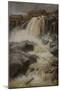 Haug falls, Modum, 1883 pastel on paper-Fritz Thaulow-Mounted Giclee Print