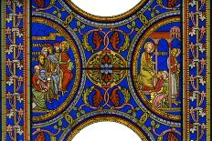 Stained Glass Window, Bourges Cathedral, Bourges, France, 13th Century-Hauger-Stretched Canvas