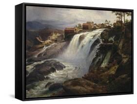 Haugfoss, 1841-Thomas Fearnley-Framed Stretched Canvas