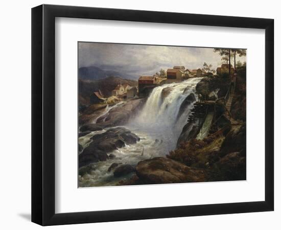 Haugfoss, 1841-Thomas Fearnley-Framed Giclee Print