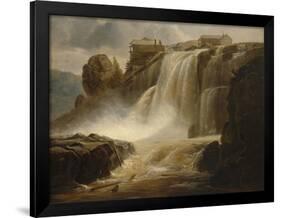 Haugfossen, 1847-Johan Fredrik Eckersberg-Framed Giclee Print