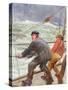 Haul windward-Christian Krohg-Stretched Canvas