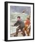 Haul windward-Christian Krohg-Framed Giclee Print