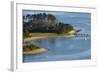 Haulashore Island and Paddleboarder, Tasman Bay, Nelson, New Zealand-David Wall-Framed Photographic Print
