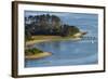 Haulashore Island and Paddleboarder, Tasman Bay, Nelson, New Zealand-David Wall-Framed Photographic Print