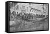 Hauling in a Grippo of 15000 Fish at Emirgian on the Bosphorus, c1901, (1903)-null-Framed Stretched Canvas