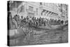 Hauling in a Grippo of 15000 Fish at Emirgian on the Bosphorus, c1901, (1903)-null-Stretched Canvas