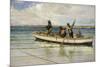 Hauling in the Catch-William Henry Bartlett-Mounted Giclee Print