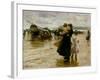 Hauling the Boats, 1890-Robert Jobling-Framed Giclee Print