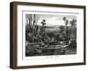 Hauling Timber, Australia, 1877-null-Framed Giclee Print