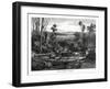 Hauling Timber, Australia, 1877-null-Framed Giclee Print