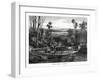 Hauling Timber, Australia, 1877-null-Framed Giclee Print