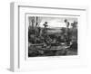 Hauling Timber, Australia, 1877-null-Framed Giclee Print