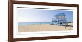 Haulover Beach Lifeguard 2-John Gynell-Framed Giclee Print