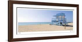 Haulover Beach Lifeguard 2-John Gynell-Framed Giclee Print