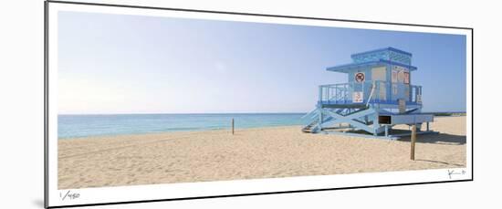 Haulover Beach Lifeguard 2-John Gynell-Mounted Giclee Print